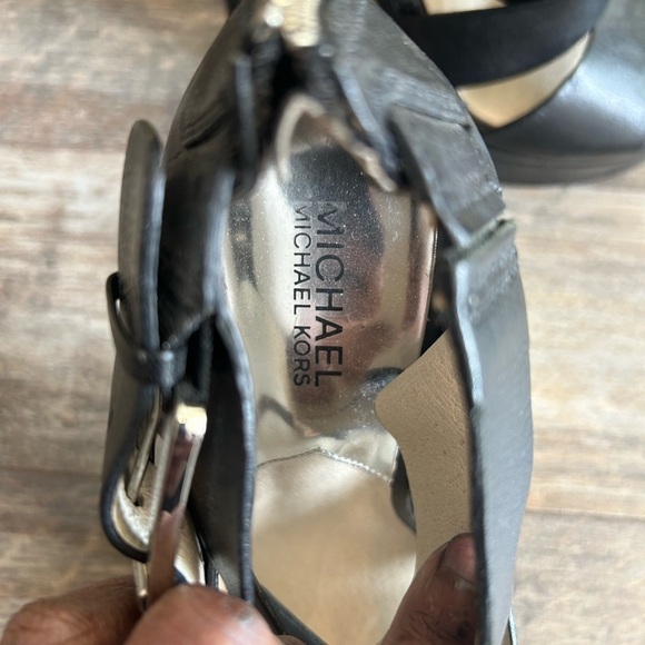 Michael Kors Black Strappy Heels - Picture 6 of 10